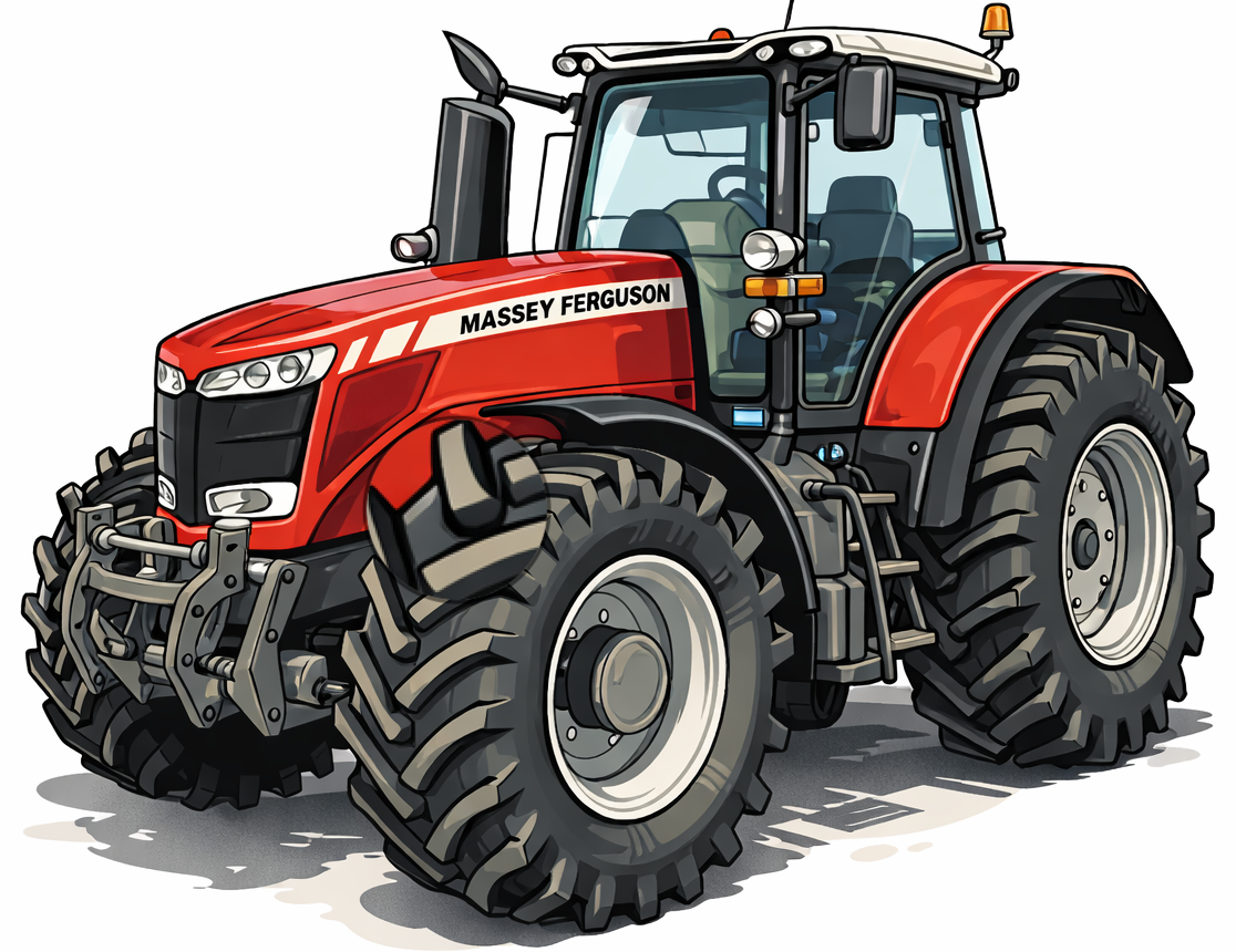 Ilustracija traktora